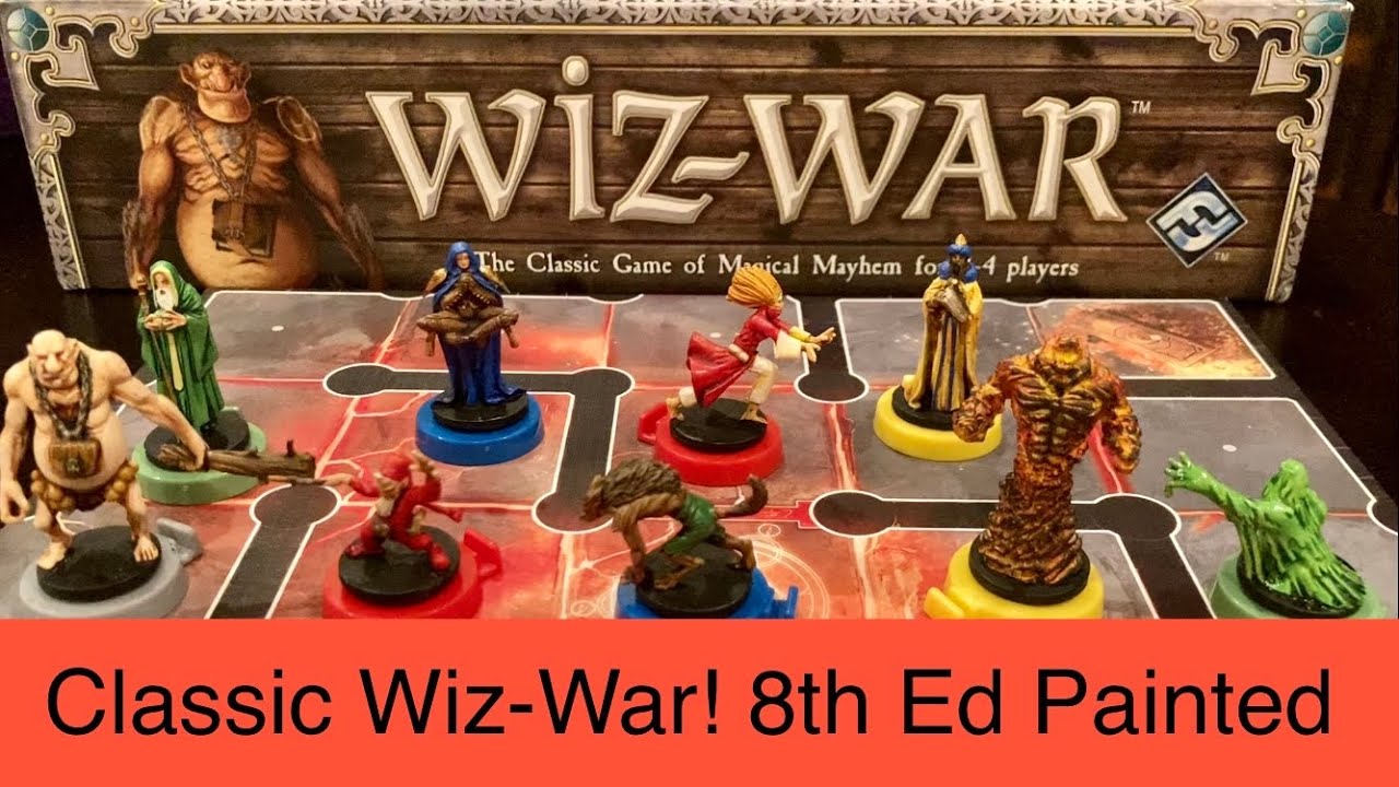 Chaotic Fun! Wiz-War 8th Edition by Fantasy Flight (2012) Unboxing & How to Play with Gameplay