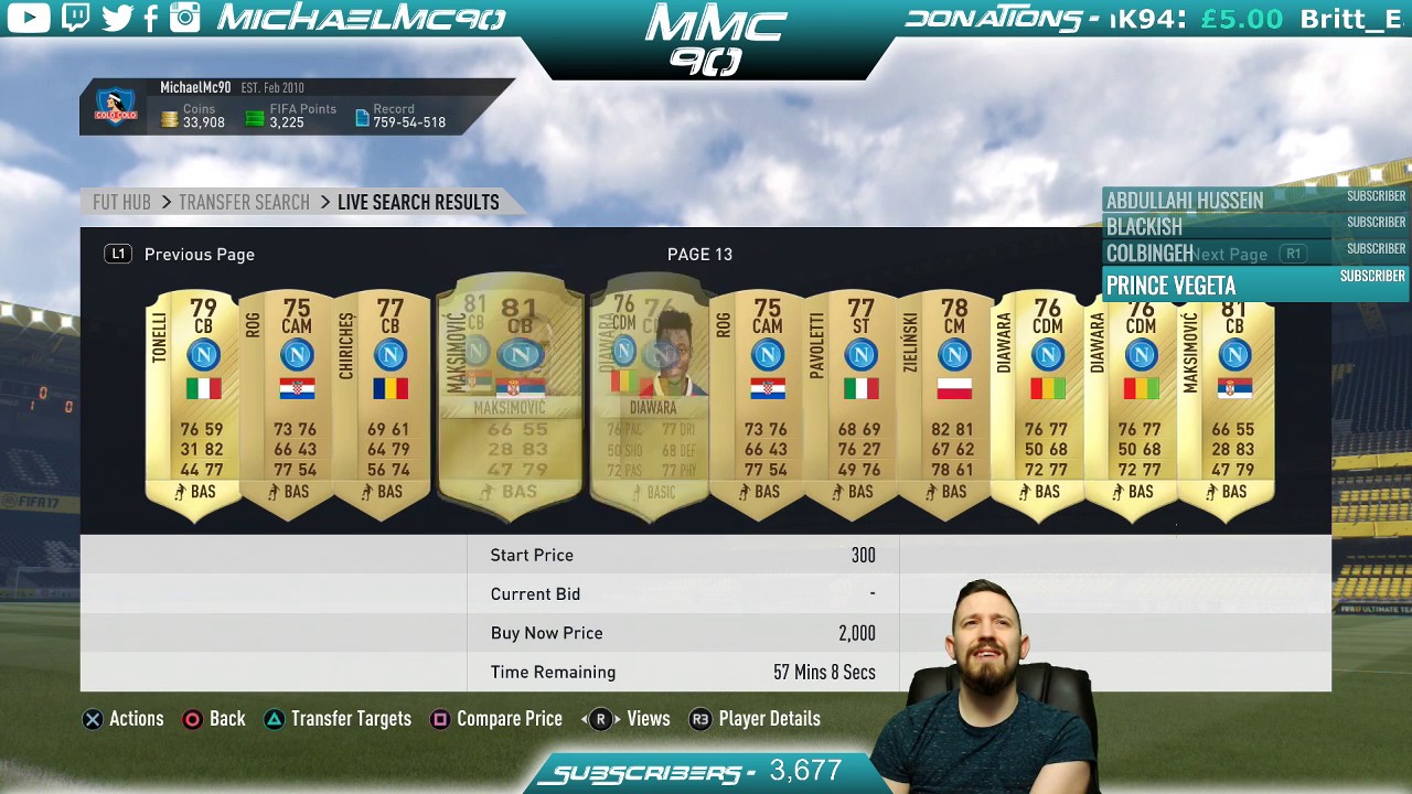 FIFA 17 - SBC Marquee Matchups