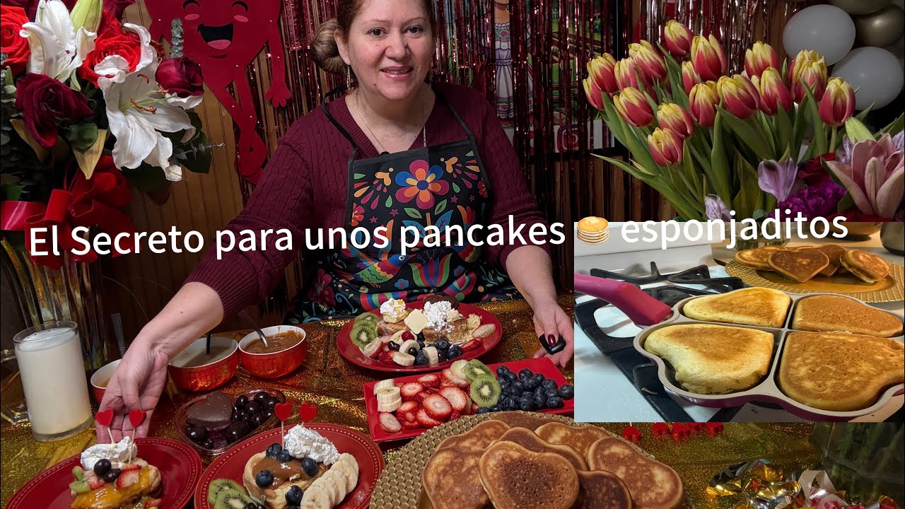 El Secreto de los pancakes 🥞 más  ESPOJITOS  (DESAYUNO perfecto 🤩 