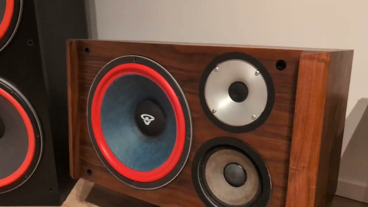 NAD Monitor Series 6100 Cassette Deck playing on Cerwin Vega 1515