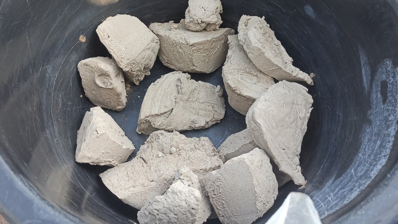 pure dirt dry crumbling  #cementdirtlover #purecement #reddirt #sandcement #asmr #bts
