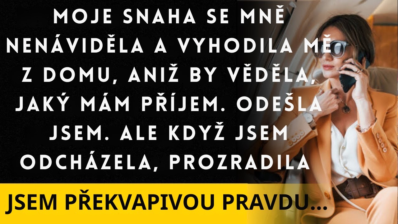 Moje snacha nevěděla, kolik vydělávám, a požádala mě, abych odešla. Když jsem jí řekla pravdu…