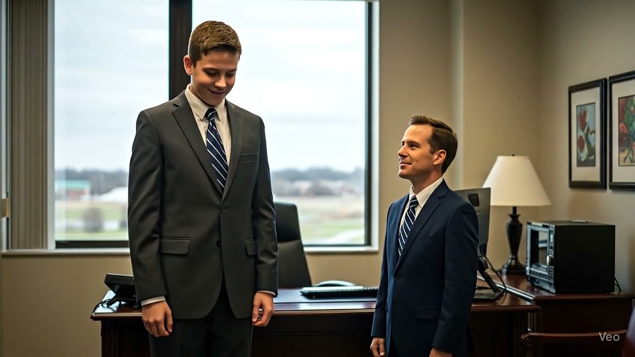 Dad Son Headswap Morph in Dad's Office
