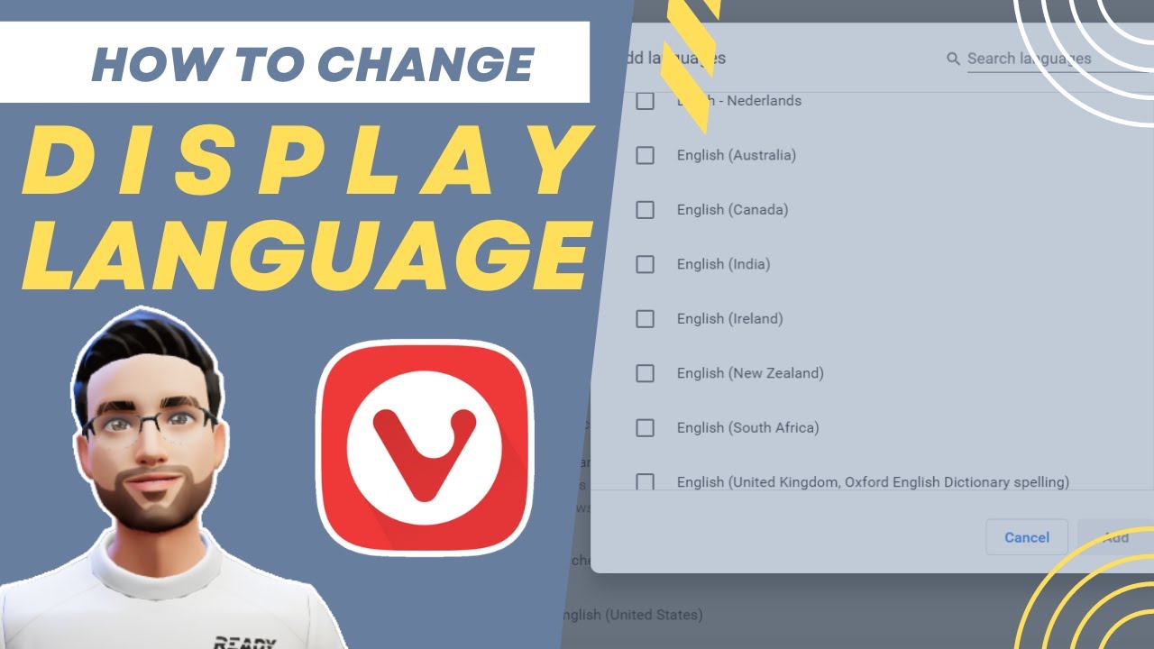 How to change the Vivaldi Browser display language | Step-by-Step Guide