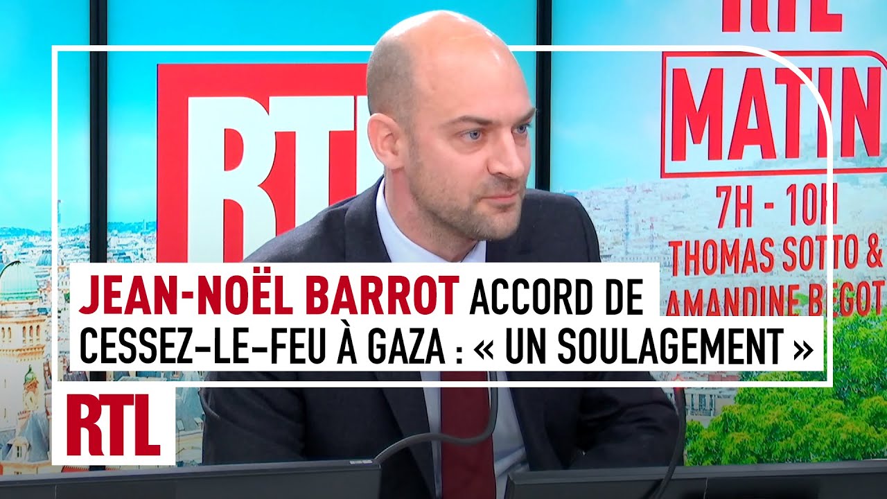 Jean-Noël Barrot : Le cessez-le-feu à Gaza, 