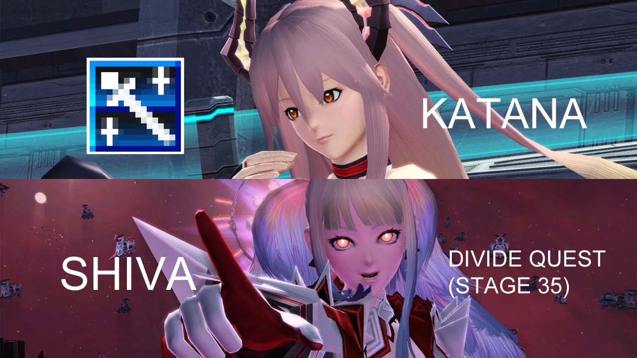 [PSO2 Global] [Phantom Katana] Divide Quest Step 35 - Shiva