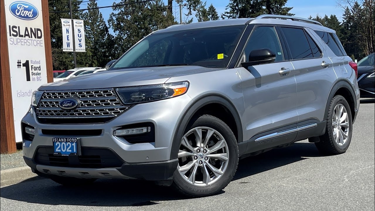 2021 Ford Explorer Limited + Raven , Nav, heated/Cooled Seats Review | Island Ford