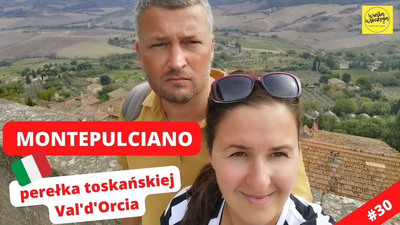 🇮🇹Montepulciano | miasteczko w Toskanii na drodze z Cortony do Pienzy | perełka doliny Val'd'Orcia
