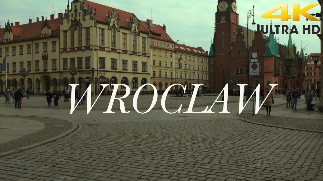 WROCLAW MARKET SQUARE  WALK 4K