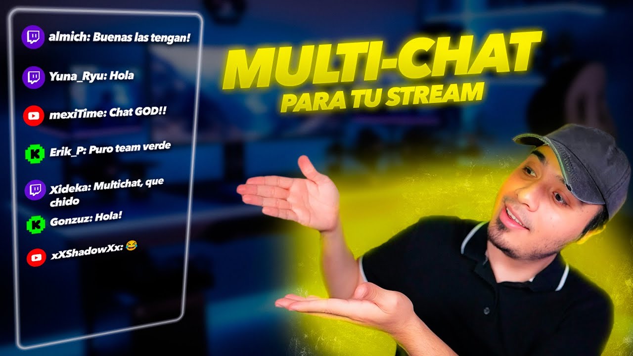 🔥 Diferentes Chats en 1 SOLO!! - Multichat para multistream OBS Studio