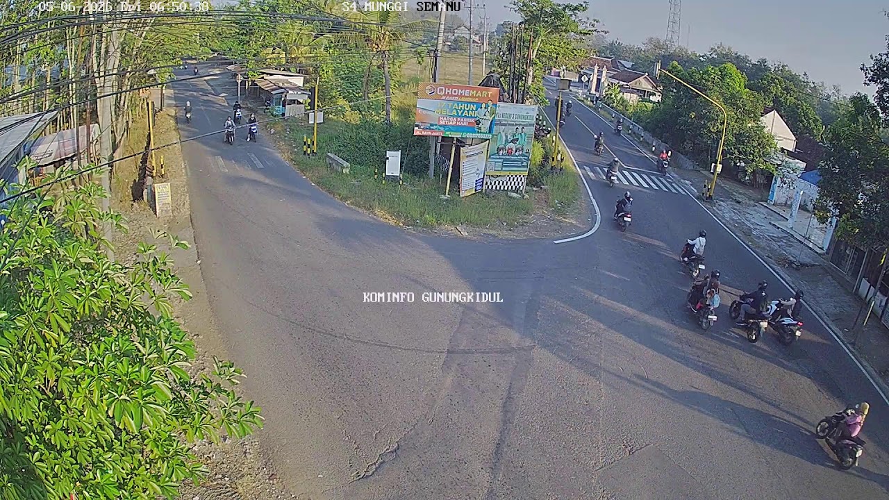 LIVE PEMANTAUAN CCTV LALULINTAS SIMPANG EMPAT MUNGGI BARAT