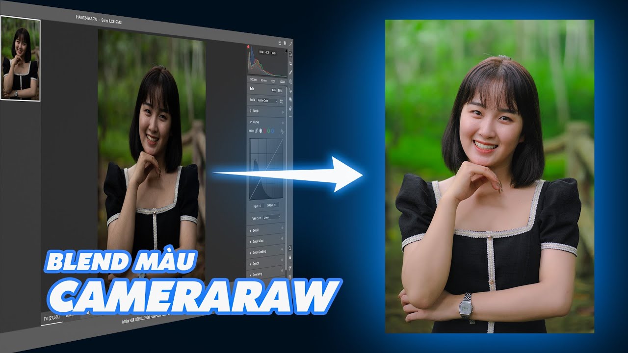HƯỚNG DẪN ĐƯA ẢNH VỀ MÀU CHUẨN TRONG CAMERARAW PHOTOSHOP | HainguyenMedia