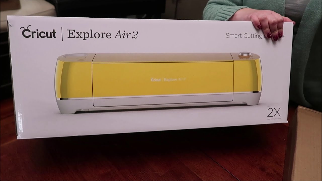 Cricut Explore Air 2 Cutting Machine Box Opening & First Use
