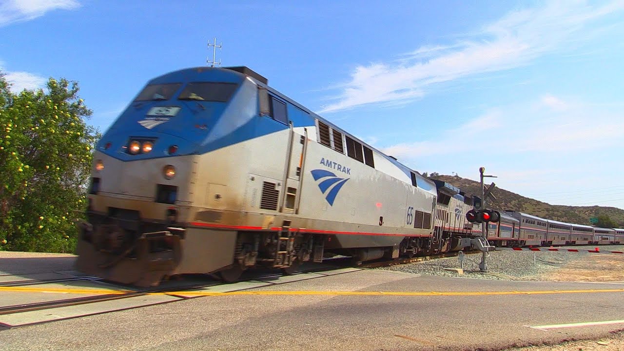 Amtrak Coast Starlight & Surfliners in Moorpark / Simi Valley, CA March 29th, 2014