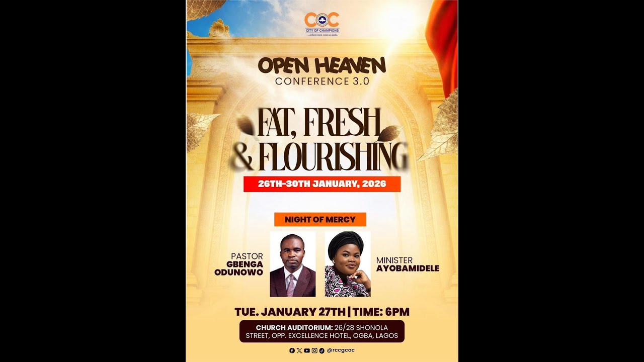DAY 2 ||  OPEN HEAVEN CONFERENCE  || 27TH JAN 2026