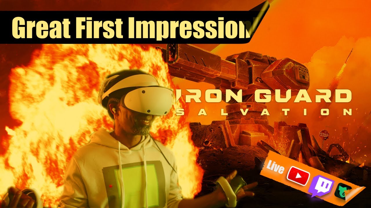 I'm Impressed! IRON GUARD: Salvation PSVR2  (The Lab Video Game TV)