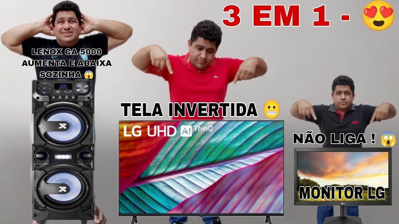 3 DICAS DE COMO CONSERTA TV ,LG CAIXA DE SOM LENOX E MONITOR LG 