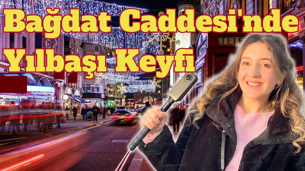 Bağdat Caddesi'nde Noel Ruhu 🎄✨ İstanbul'un En Güzel Christmas Dekorasyonları!