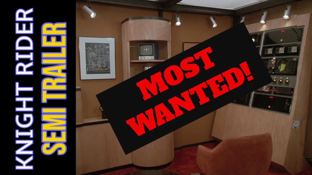 Knight Rider Semi Trailer - Help Us Find These Pieces for KITT's Mobile Command Center!