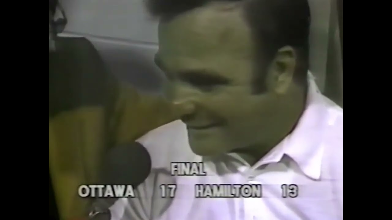 November 15, 1981 - CFL - East Final - Ottawa Rough Riders @ Hamilton Tiger-Cats