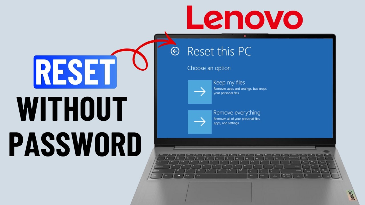 Как сбросить настройки ноутбука Lenovo до заводских (без пароля)