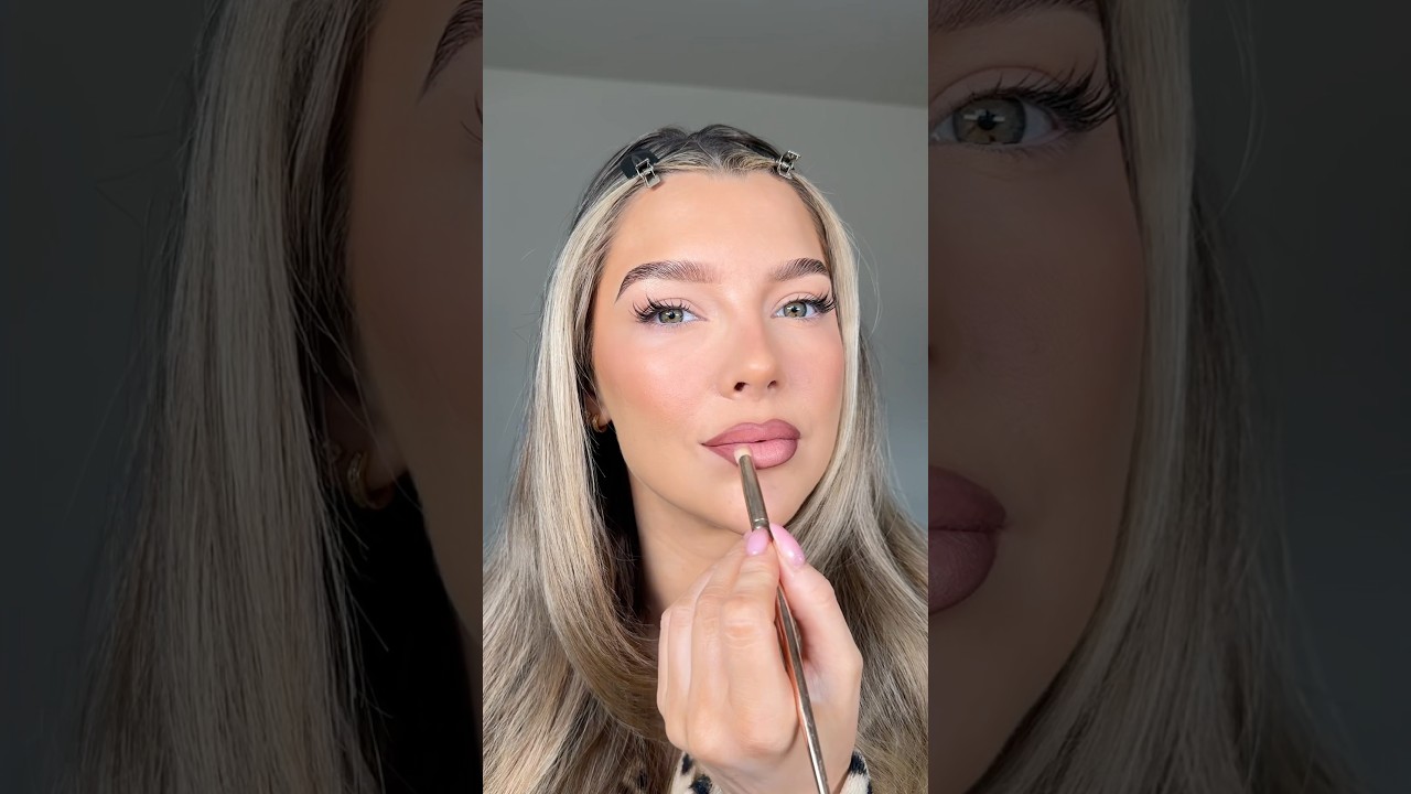 MAC lipliner &lsquo;plum&rsquo; Charlotte tilbury lipstick &lsquo;Kim k&rsquo; #lipcombo #liptutorial #kimklipstick
