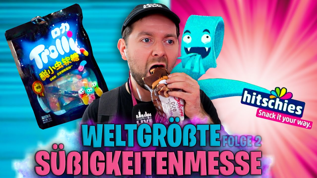 ALLES ESSEN auf der SÜẞIGKEITENMESSE! 🤣 An ÜBER 60 Ständen PROBIERT! 💪 Folge 2 | ISM 2025