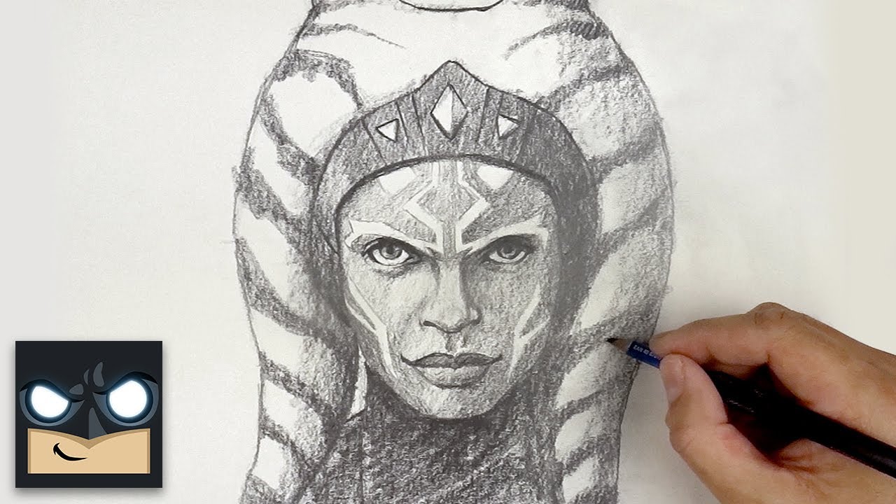How To Draw Ahsoka Tano | Sketch Saturday