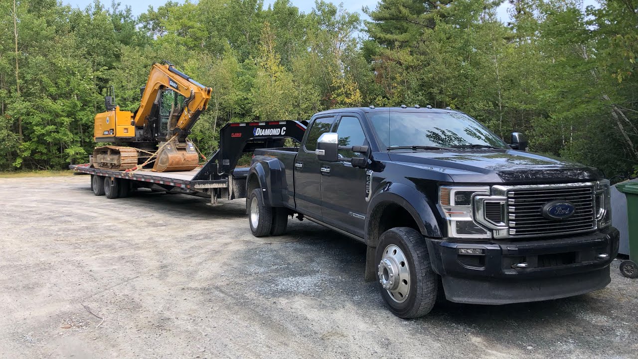 2021 F450 DOING WHAT IT DOES BEST & SANY SY-95 PLAYING WITH MORE BOULDERS