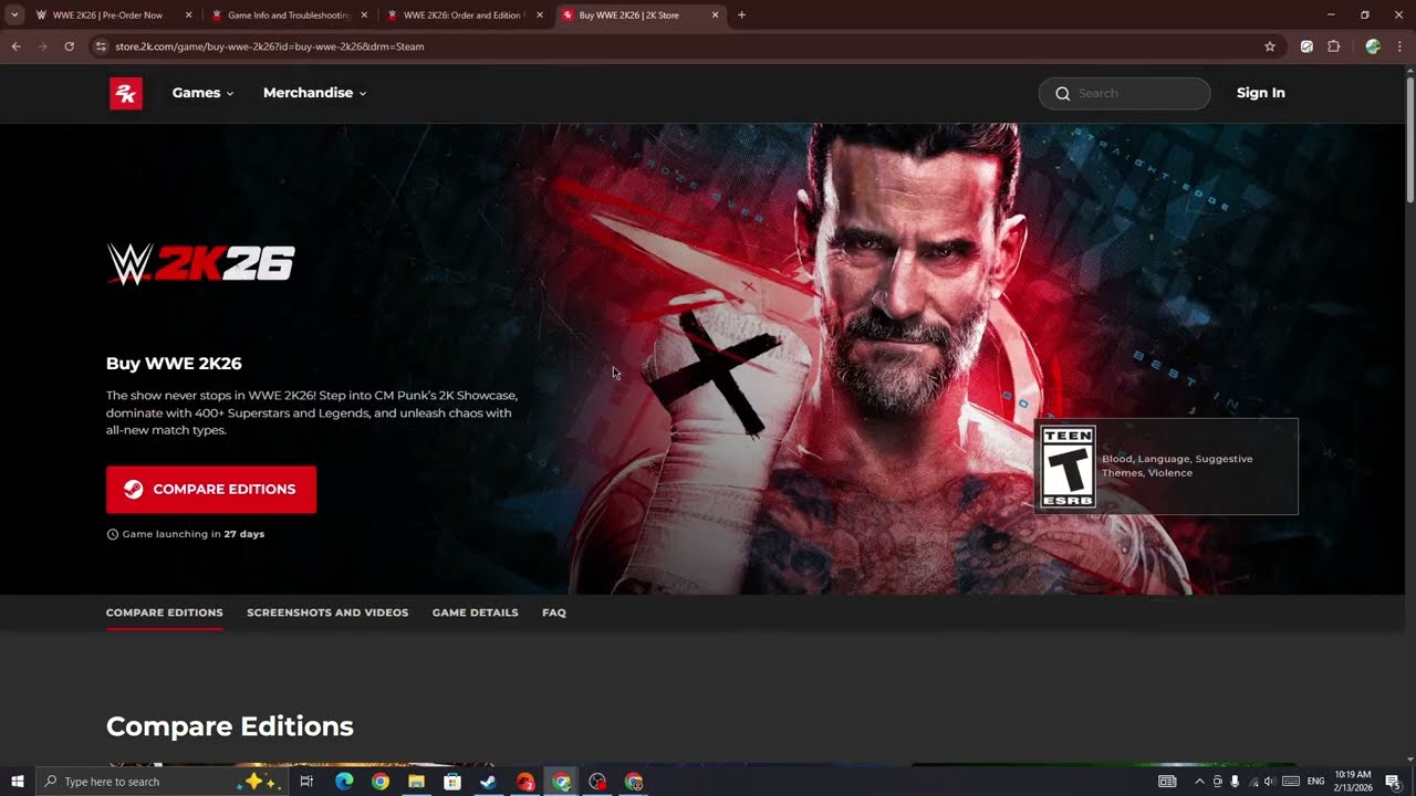 WWE 2K26 — Стандартная версия против «Войны понедельника» против «Эры отношения» против «Короля к...