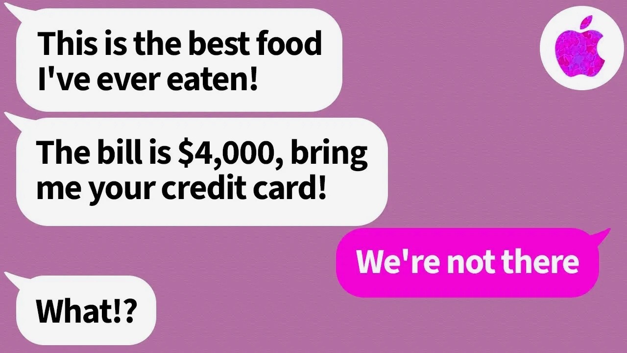 A moochy woman tried to impose on our family dinner, but it backfired big time