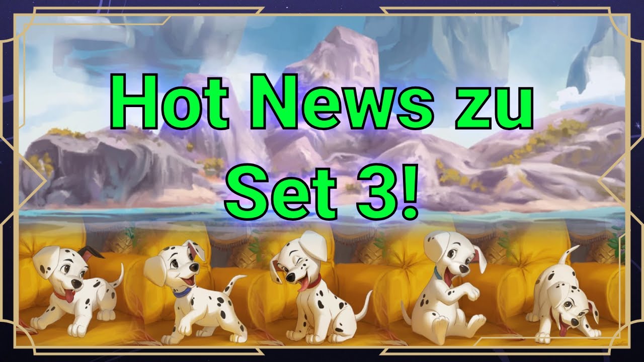 WELPENALARM nach Sonnenuntergang: Steve Warners große News zu Disney Lorcana Set 3!