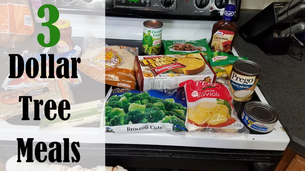 3 Dollar Tree Meals You Can Make This Week!