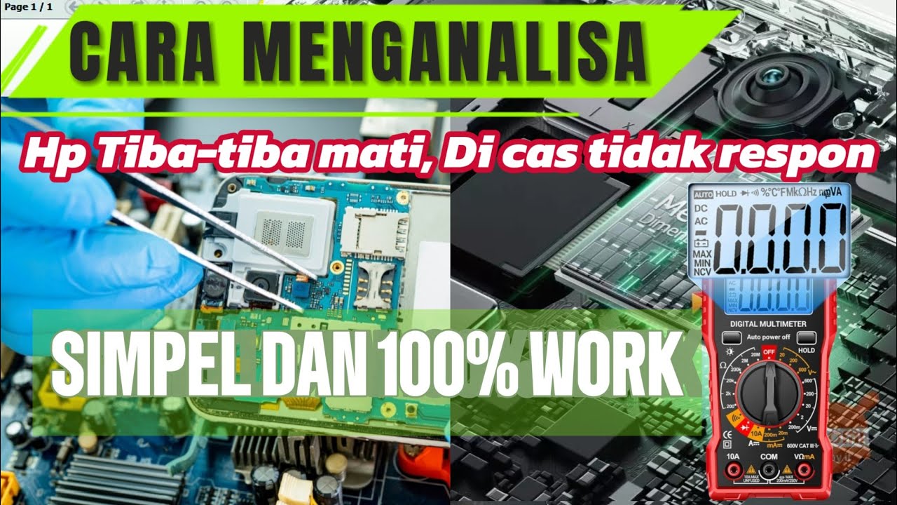 SOLUSI Jika Layar Hp gelap blank hitam❗Dicas juga tidak mau❗