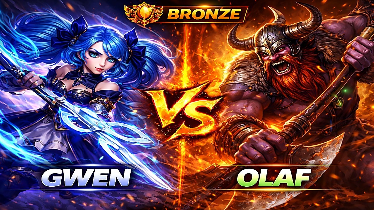 Ranked Review #17 – Gwen vs Olaf | Bronze 1 Solo Queue
