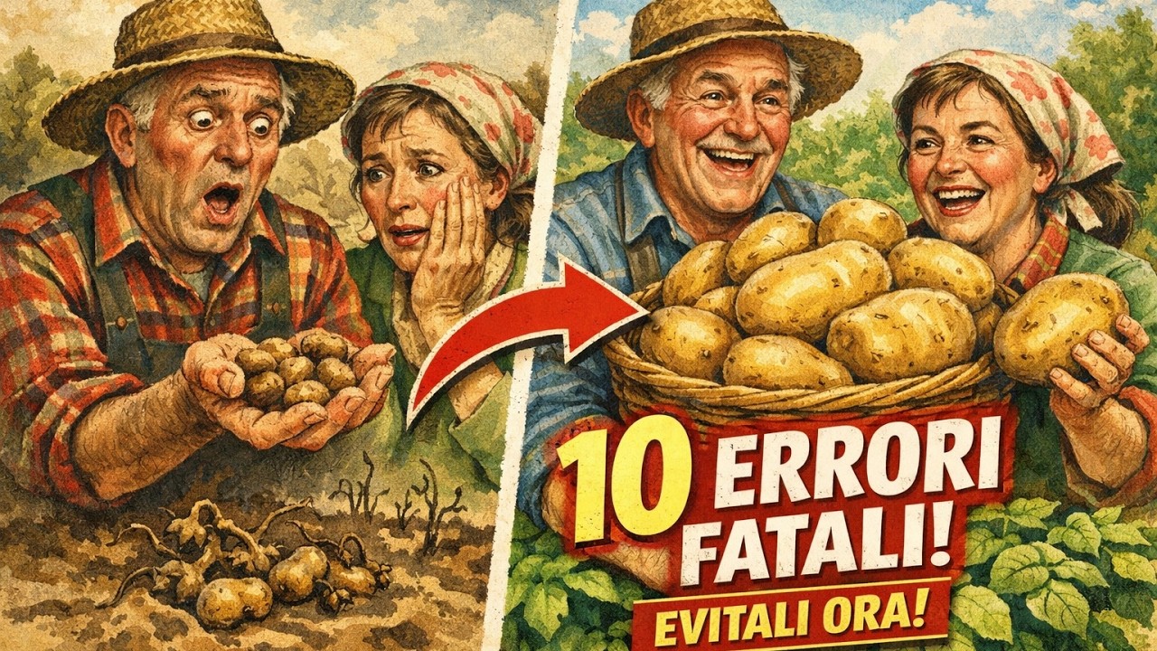 Tutti Fanno Questi Dieci Errori Piantando le Patate! Ecco il Segreto per un Raccolto Gigante