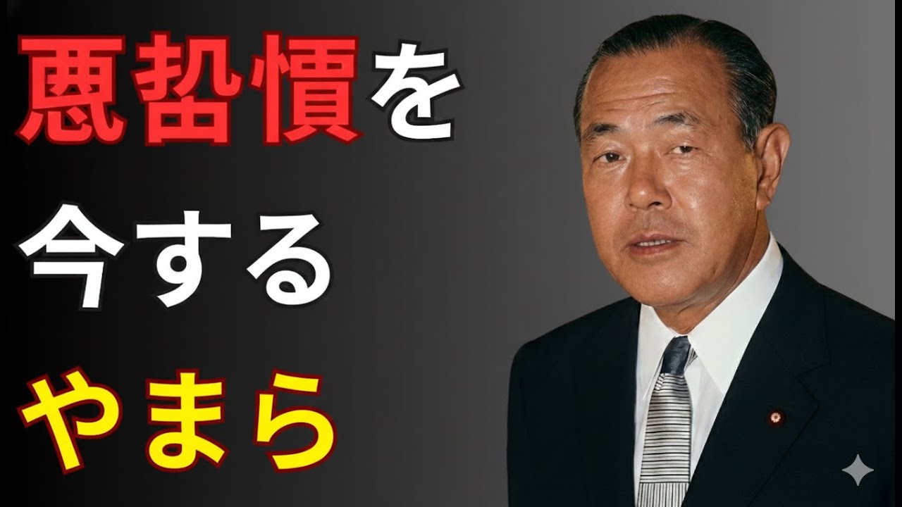 【田中角栄式】今すぐやめたほうがいい習慣5選｜叩き上げの総理が語る『人生が変わらない本当の理由』
