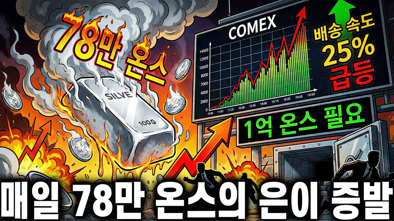 매일 78만 온스의 은이 증발: 수요 급증으로 배송 속도 25% 급등 - COMEX는 현재 재고 대비 여전히 1억 온스 이상이 추가로 필요하다
