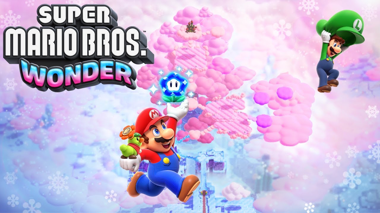 Vliegende Wolken | Super Mario Bros. Wonder - Wereld 2