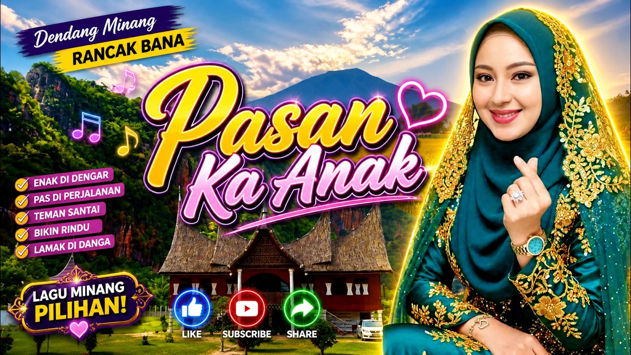 Dendang Minang ❗ Pasan Ka Anak 👸