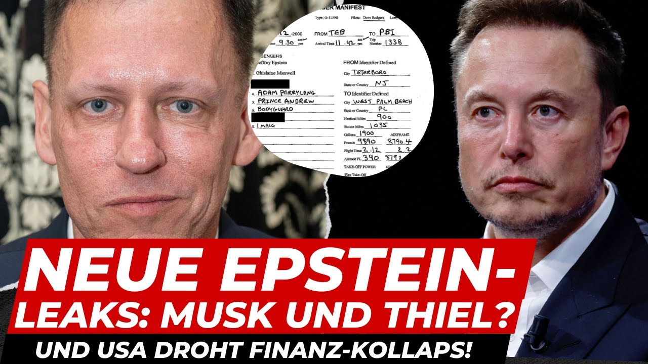 EPSTEIN: Elon Musk und Peter Thiel tauchen in Dokumenten auf. Der Faktencheck