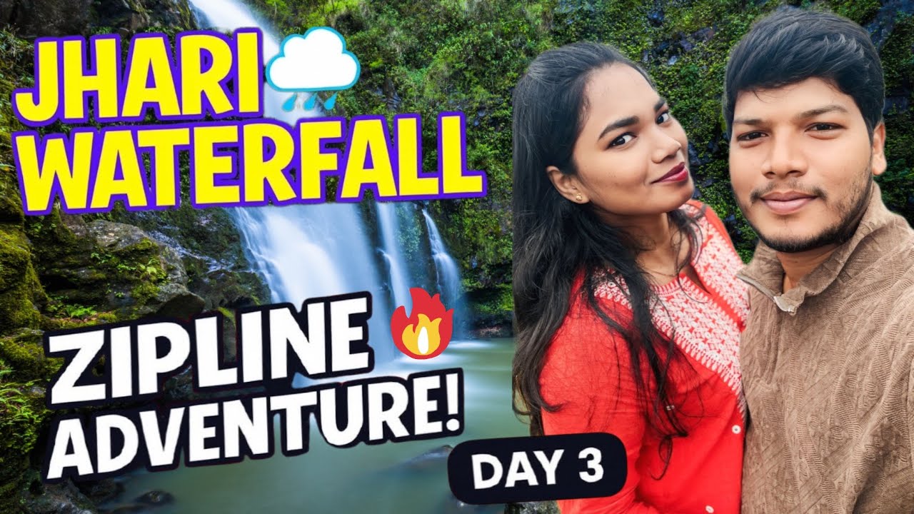 Zipline Ride + Forest Adventure 🌧️ | Jhari Waterfall Chikmagalur | Day 3 Vlog