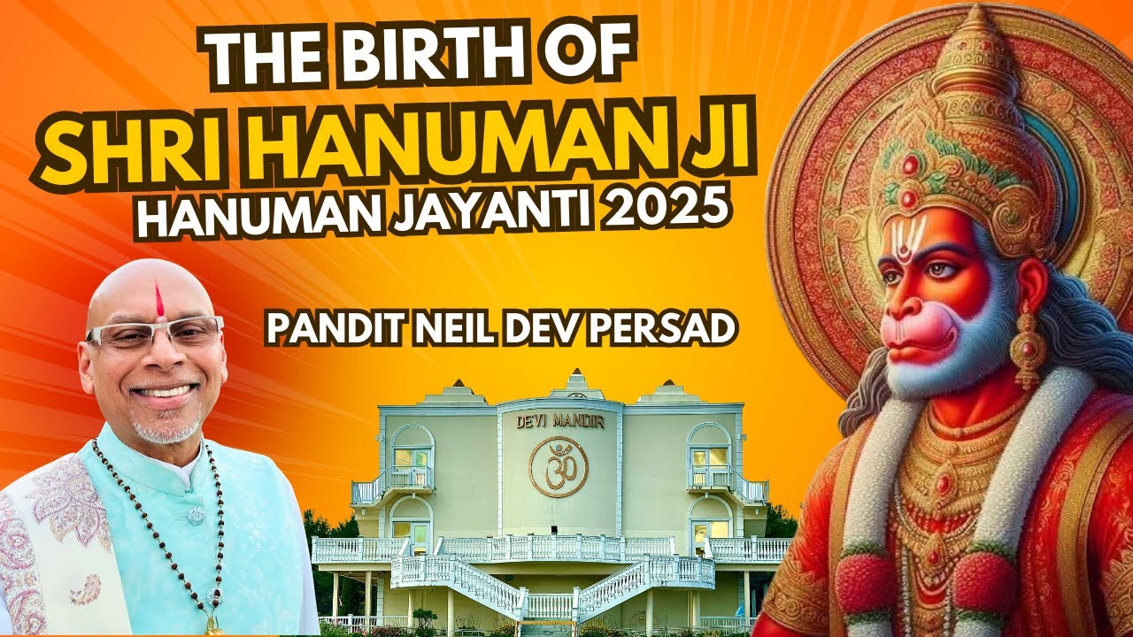 The Birth of Shri Hanuman Ji   Ramayan Kathaa, Devi Mandir Pickering Hanuman Jayanti  2025  mp4  T