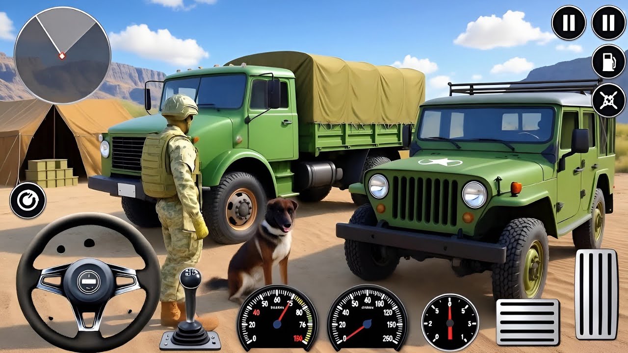 Army Truck Driving Simulator 3D - Android Gameplay | Offroad Military Truck Driving Games 2026