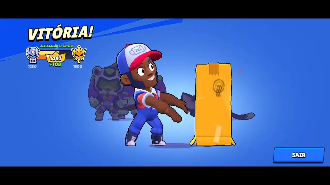 Cheguei no Ouro I no Brawl Stars 