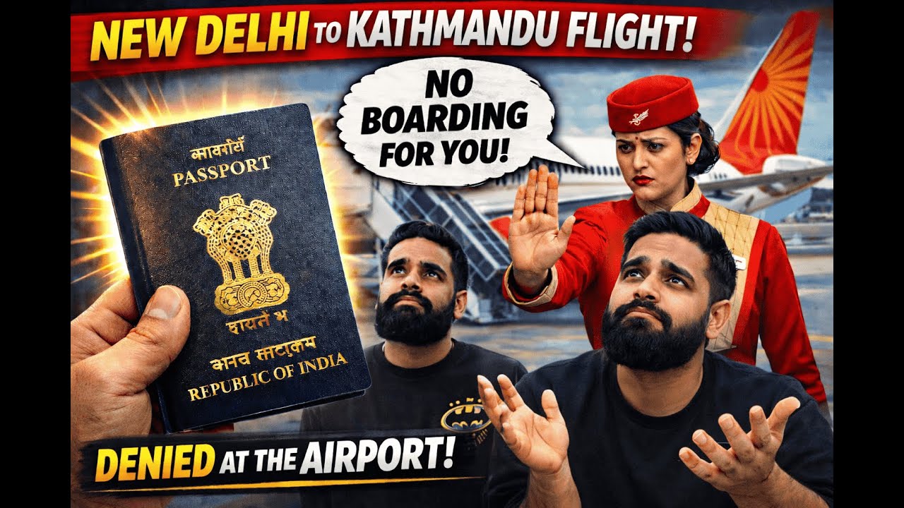 Why I Was DENIED Boarding My Nepal Flight 🇳🇵 | Delhi Airport Experience