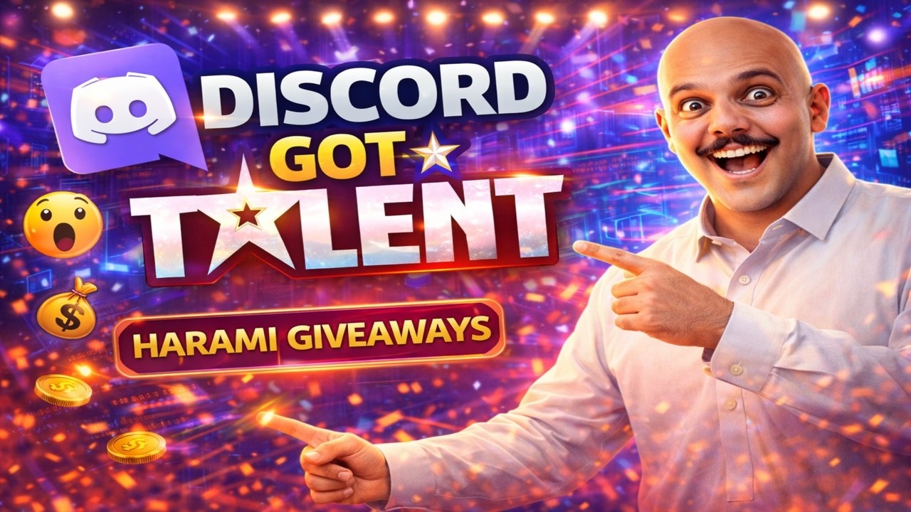 HARAMI GIVEAWAYS | DISCORD GOT TALENT! #paradiserp#gtaindia#paradiseroleplay#nopixelindia#soulcity