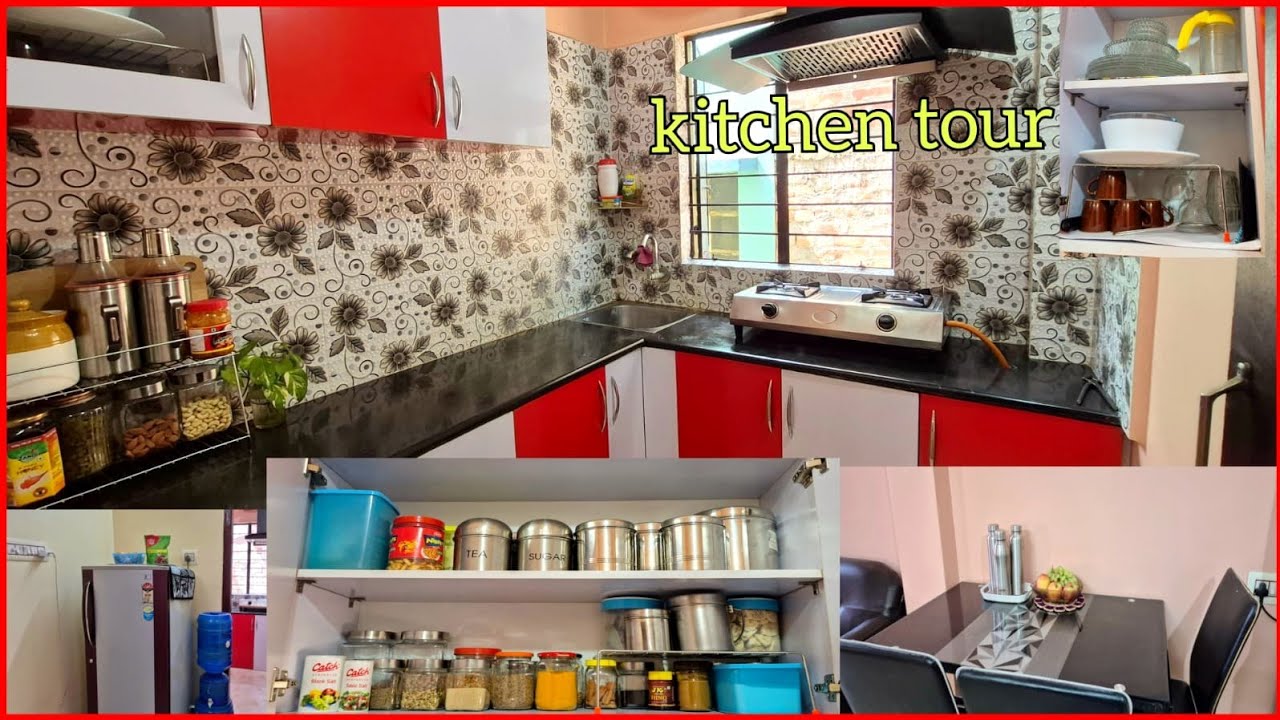 Most requested video💁‍♀️my kitchen tour 🏡 my small kitchen organisation 
