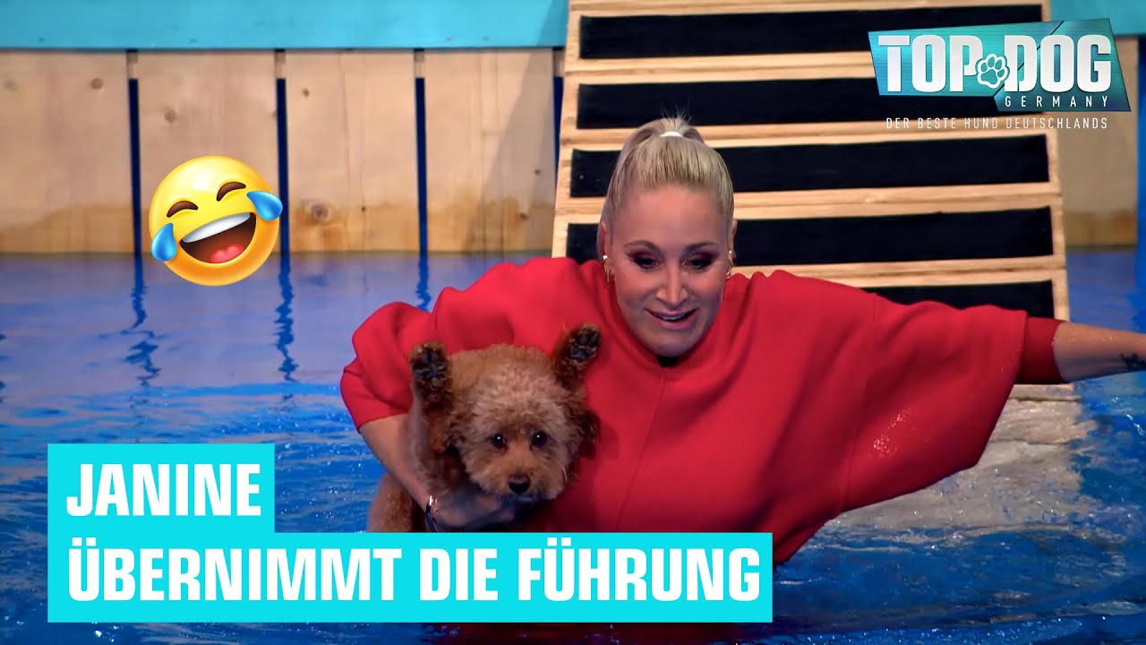 Janine Kunze mit Krümel im Parcours 🥳🐶 | Top Dog Germany - Promi-Special 2022