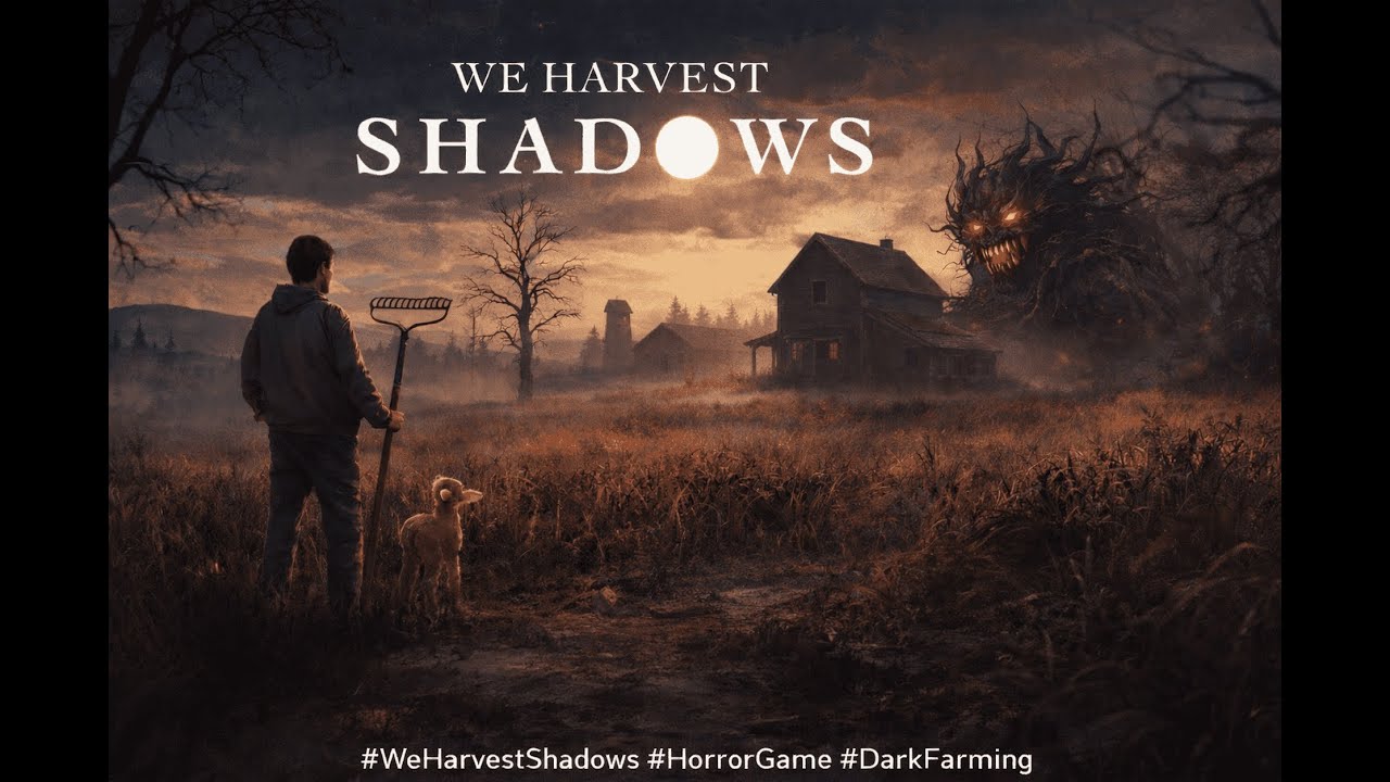 Join Us In We Harvest Shadows #WeHarvestShadows #HorrorGame #IndieHorror #Farming #horror #survival